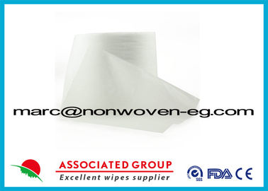 Tecido de algodão não tecido liso 40gsm 30% Visocose/rayon e poliéster de Spunlace de 70%
