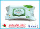 Limpezas molhadas Olive Effective do bebê material de Spunlace &amp; tamanho protetor de 15 * de 20cm