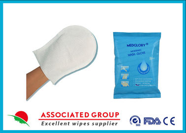 Rinse Free Wet Wash Gloves descartável para a limpeza e a esterilização do corpo