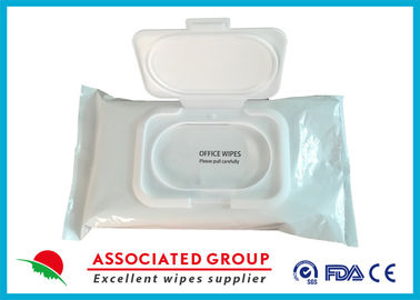 Limpezas anti-bacterianas pre umedecidas da mão de toalhas de Spunlace para superfícies de limpeza/de desodorização