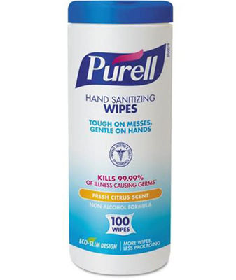 100 limpezas secas para a mão que Sanitising o fabricante Kill das limpezas 99,99% germes