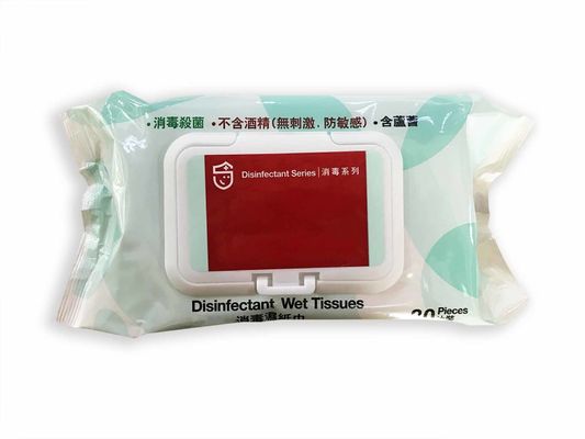 No Irritation Anti Sensitivity Disinfectant Wet Wipes Aloe Vera Extract