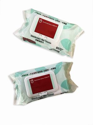 No Irritation Anti Sensitivity Disinfectant Wet Wipes Aloe Vera Extract