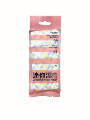 Pure Plant Fiber Super Mini Baby Wet Wipes Safe Formula For Mother And Baby