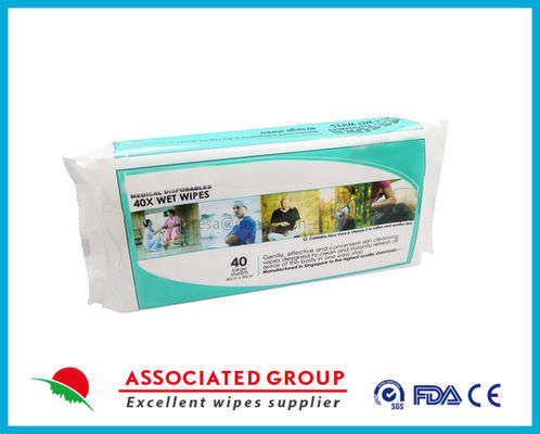 40pcs Premium Limpeza de corpo inteiro toalhas molhadas para adultos - grande luxo fresco-sentido Lavar sem fragrância sem banho de cama