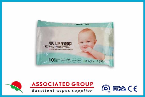 Limpezas molhadas de hidratação do bebê da essência anti-bacteriana